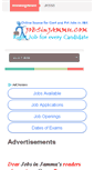 Mobile Screenshot of jobsinjammu.com